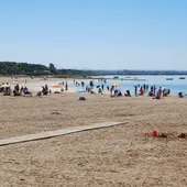 Una de las playas de Puerto Real Una de las playas de Puerto Real