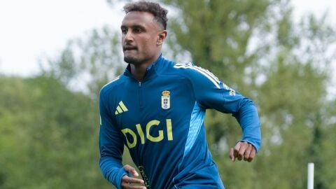 Hassan en un entrenamiento