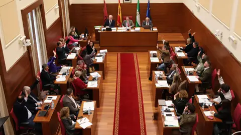 Imagen del pleno de Chiclana celebrado sobre seguridad Imagen del pleno de Chiclana celebrado sobre seguridad