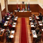 Imagen del pleno de Chiclana celebrado sobre seguridad