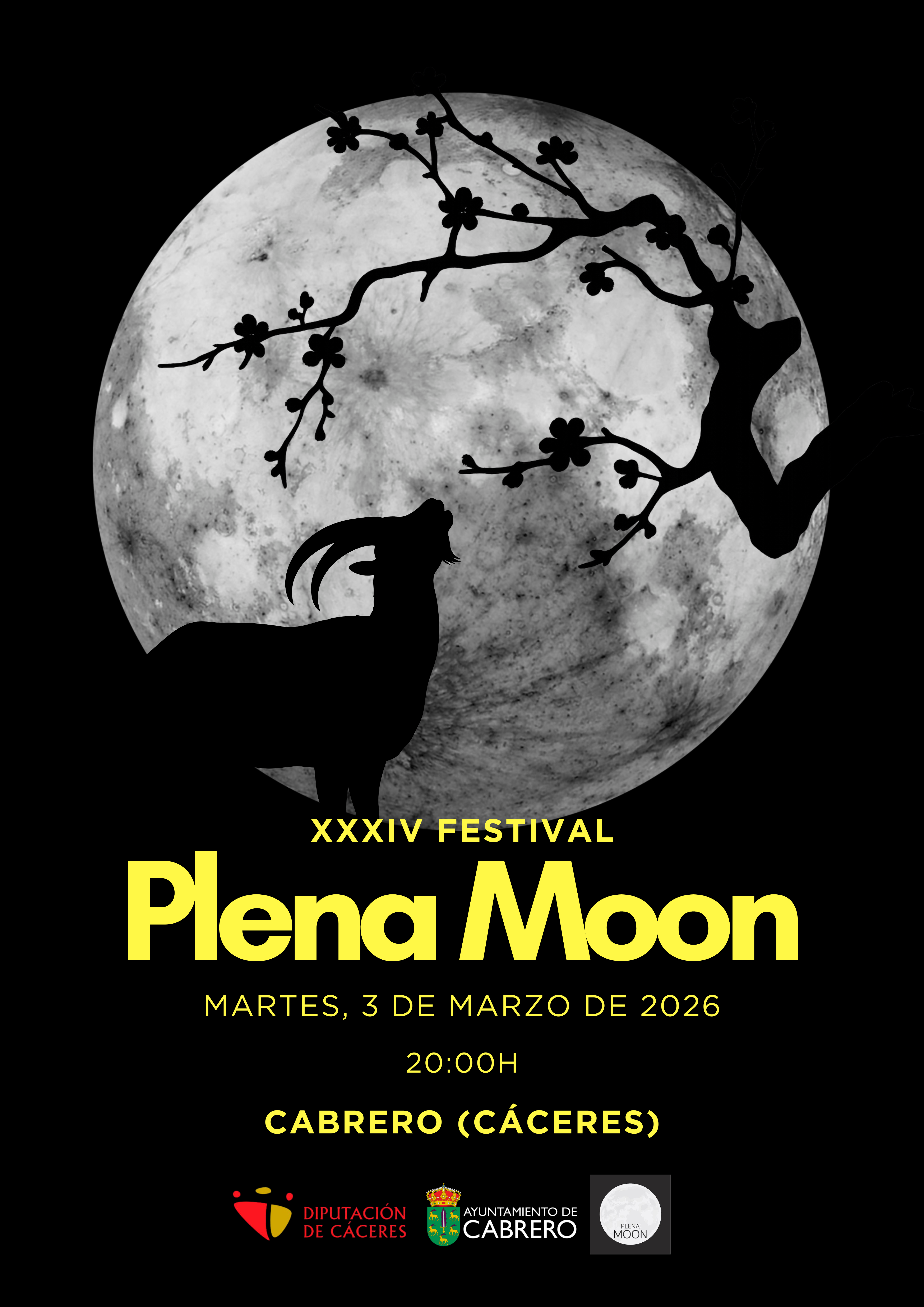 El festival Plena Moon llega a Cabrero, en el Valle del Jerte por primera vez el próximo 3 de marzo El festival Plena Moon llega a Cabrero, en el Valle del Jerte por primera vez el próximo 3 de marzo