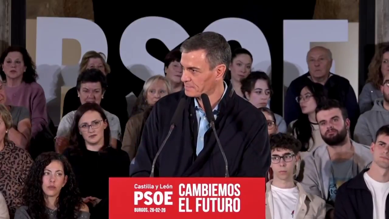 Sánchez arranca campaña en Castilla y León con la promesa de blindar el derecho al aborto: "Los derechos de las mujeres se respetan sí o sí" Sánchez arranca campaña en Castilla y León con la promesa de blindar el derecho al aborto: "Los derechos de las mujeres se respetan sí o sí"