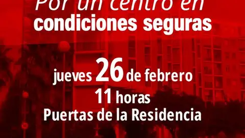 CCOO se concentrará este jueves ante la Residencia La Granadilla de Badajoz para pedir medidas urgentes tras el incendio CCOO se concentrará este jueves ante la Residencia La Granadilla de Badajoz para pedir medidas urgentes tras el incendio