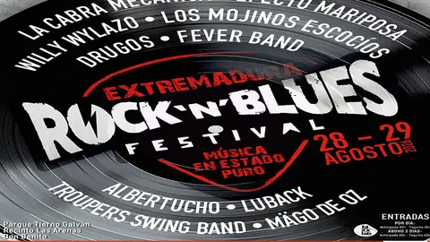 Mägo de Oz, La Cabra Mecánica, Mojinos Escozíos y Albertucho encabezan el Rock N’Blues Festival de Don Benito Mägo de Oz, La Cabra Mecánica, Mojinos Escozíos y Albertucho encabezan el Rock N’Blues Festival de Don Benito