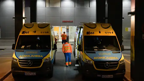 Imagen de archivo de ambulancias en Galicia Imagen de archivo de ambulancias en Galicia