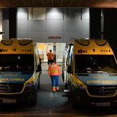 Imagen de archivo de ambulancias en Galicia Imagen de archivo de ambulancias en Galicia