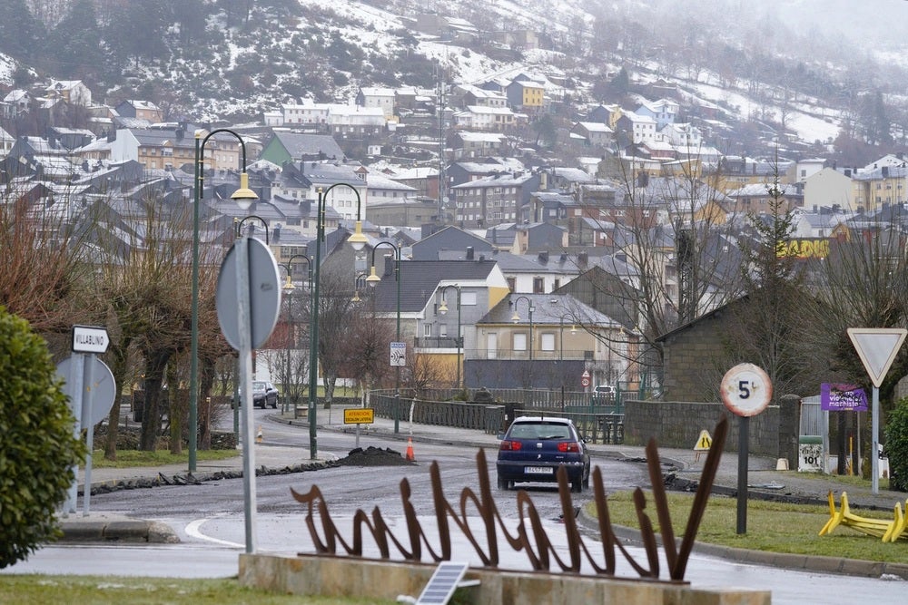 Vista general de Villablino Vista general de Villablino