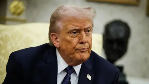 Donald Trump en una foto de archivo Donald Trump en una foto de archivo