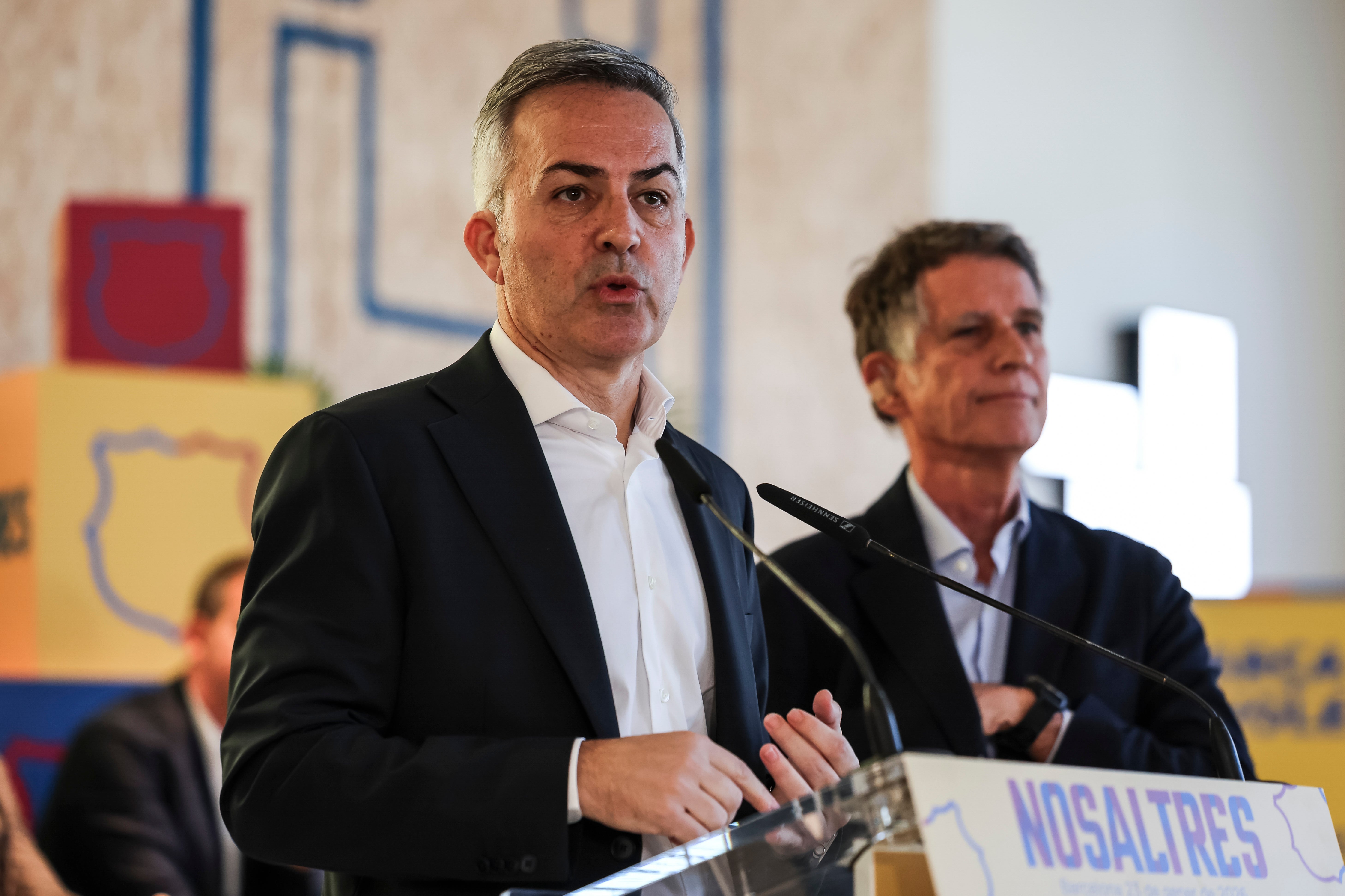 Jaume Guardiola: "El Laporta del toro mecánico, de los macarrones y de algún corte de manga, no da más de sí" Jaume Guardiola: "El Laporta del toro mecánico, de los macarrones y de algún corte de manga, no da más de sí"