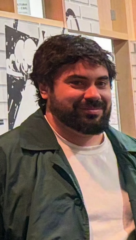 El artista de Villarrasa, Andrés Aparicio, en ARCO 2026. El artista de Villarrasa, Andrés Aparicio, en ARCO 2026.