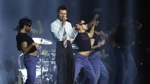 Harry Styles, durante su actuación en los Brit Awards 2026 Harry Styles, durante su actuación en los Brit Awards 2026