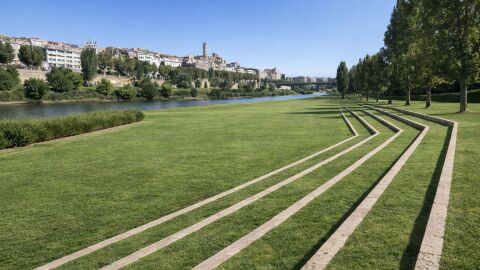 Imatge virtual que mostra com quedar&agrave; el Parc de la Canalitzaci&oacute; despr&eacute;s de les obres