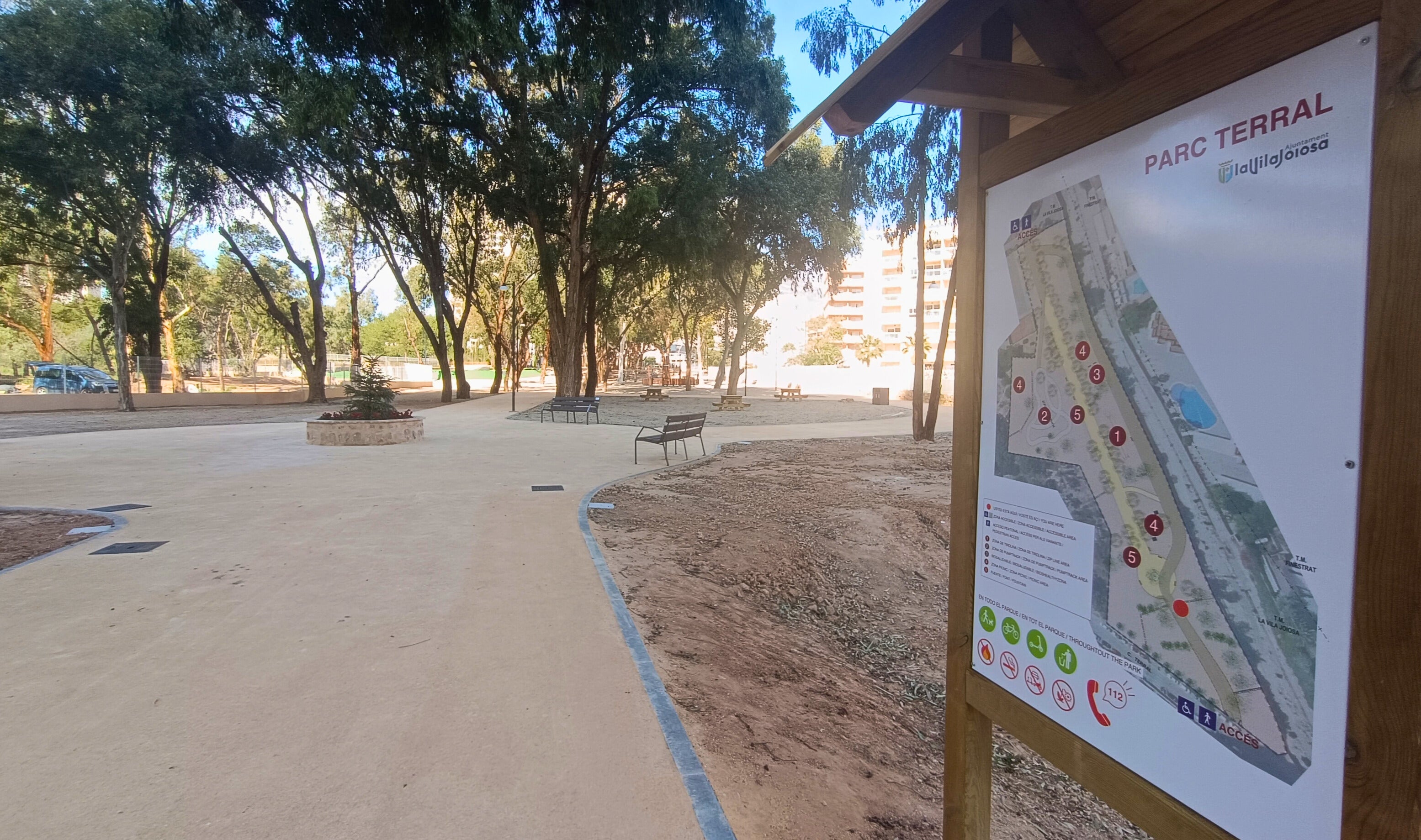El nuevo parque Terral de La Cala de la Vila abre sus puertas al público este viernes El nuevo parque Terral de La Cala de la Vila abre sus puertas al público este viernes