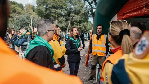 Begoña Carrasco agradece el trabajo de los cuerpos de seguridad durante la Romería de les Canyes Begoña Carrasco agradece el trabajo de los cuerpos de seguridad durante la Romería de les Canyes