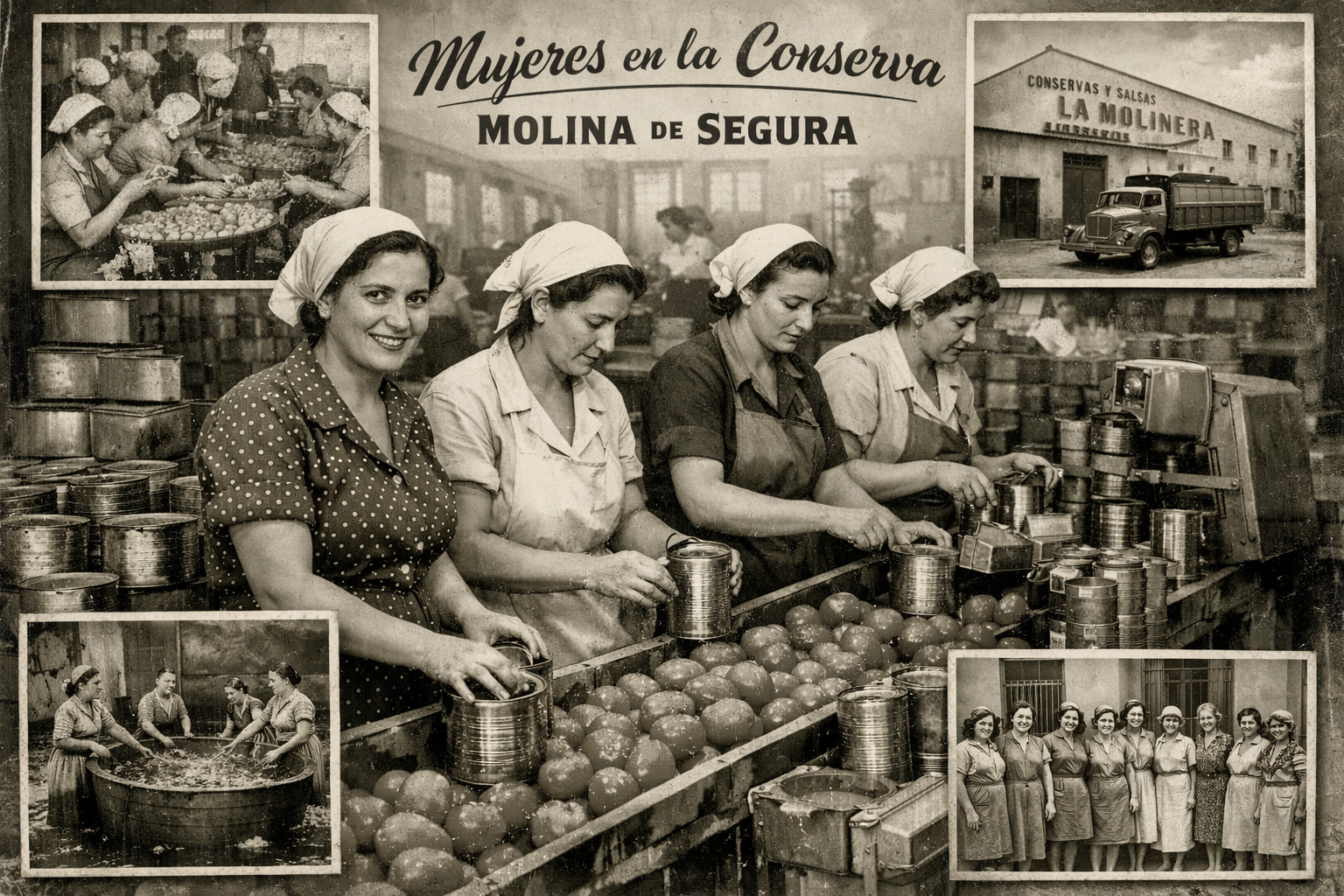 Retrato de… las mujeres en la industria de la conserva en Murcia Retrato de… las mujeres en la industria de la conserva en Murcia