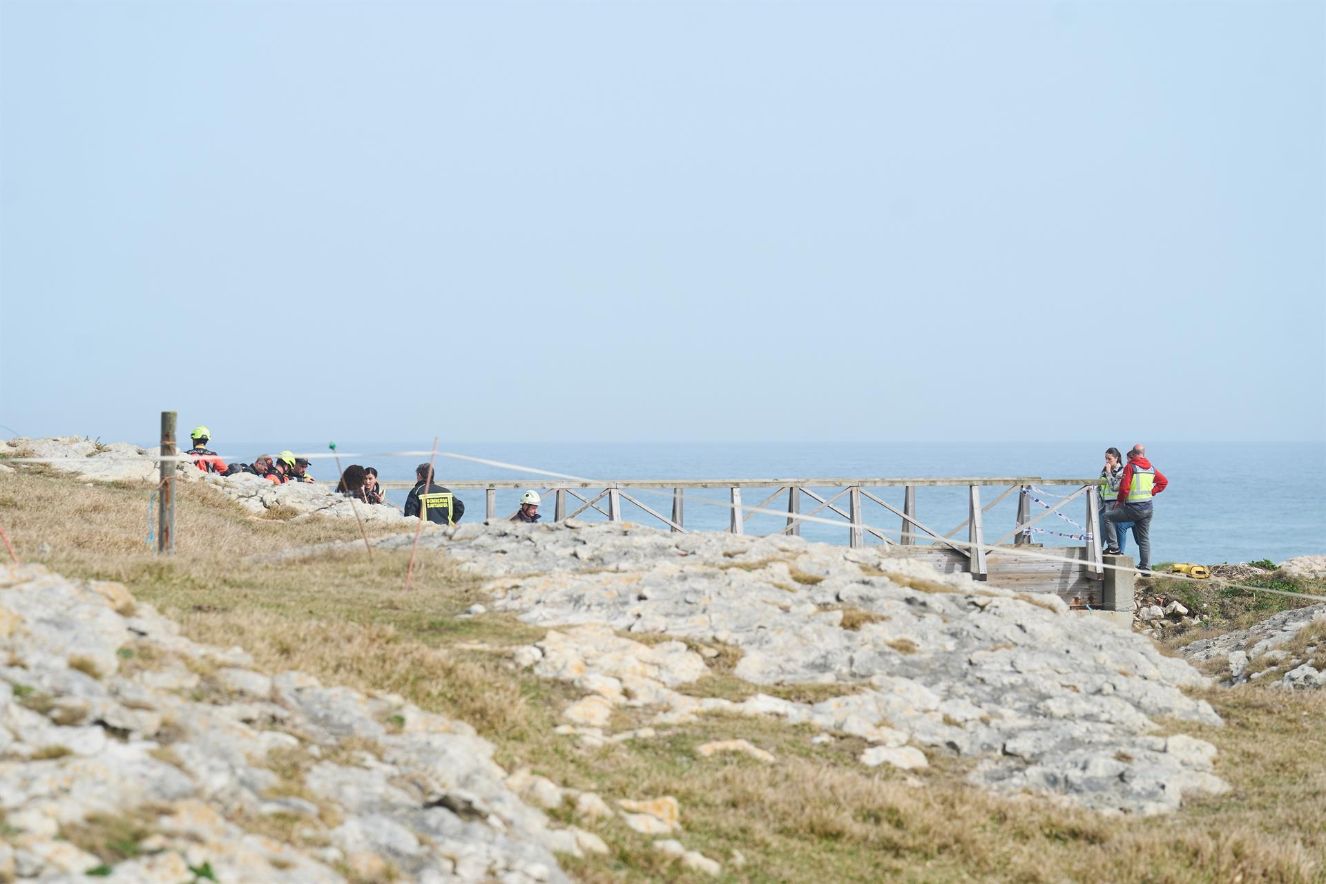 Pasarela de El Bocal tras el accidente Pasarela de El Bocal tras el accidente