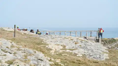 Pasarela de El Bocal tras el accidente Pasarela de El Bocal tras el accidente