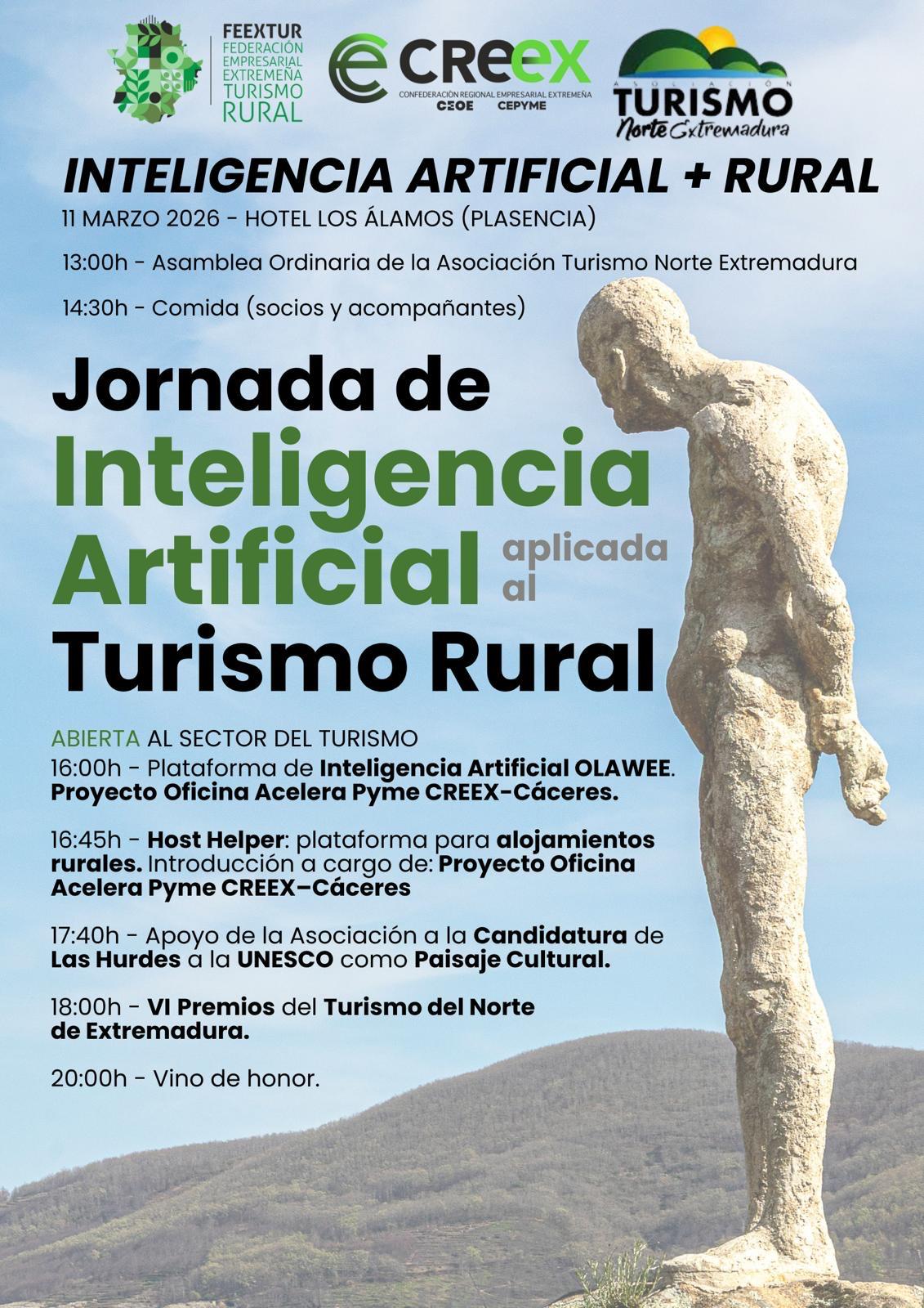 Plasencia acoge la jornada sobre Inteligencia Artificial aplicada al turismo rural Plasencia acoge la jornada sobre Inteligencia Artificial aplicada al turismo rural