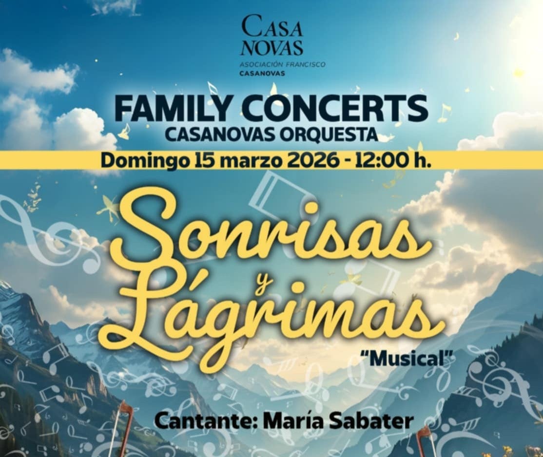 Vive una historia inolvidable este domingo con 'Sonrisas y lágrimas', el segundo 'Family Concert' de la Casanovas Orquesta en Torrevieja Vive una historia inolvidable este domingo con 'Sonrisas y lágrimas', el segundo 'Family Concert' de la Casanovas Orquesta en Torrevieja