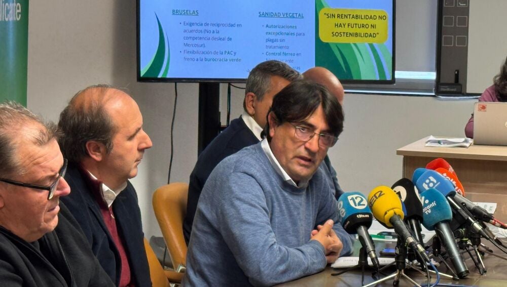 José Vicente Andreu, presidente de ASAJA Alicante