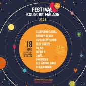 El Festival Soles de Málaga 2026 regresa el 18 de abril con 12 horas de música y solidaridad