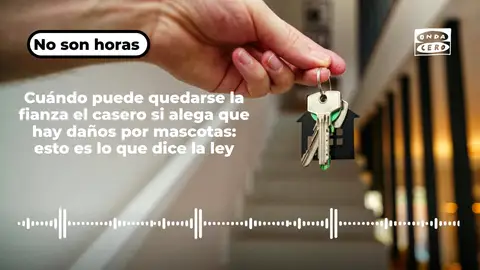 Cuándo puede quedarse la fianza el casero si alega que hay daños por mascotas: esto es lo que dice la ley Cuándo puede quedarse la fianza el casero si alega que hay daños por mascotas: esto es lo que dice la ley