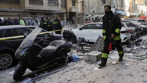 Consecuencias de un ataque israelí en el centro de Beirut (11 de marzo de 2026) Última hora de la guerra de Irán, en directo