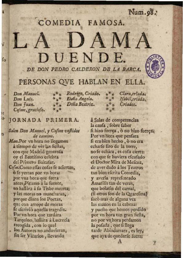 La dama duende La dama duende
