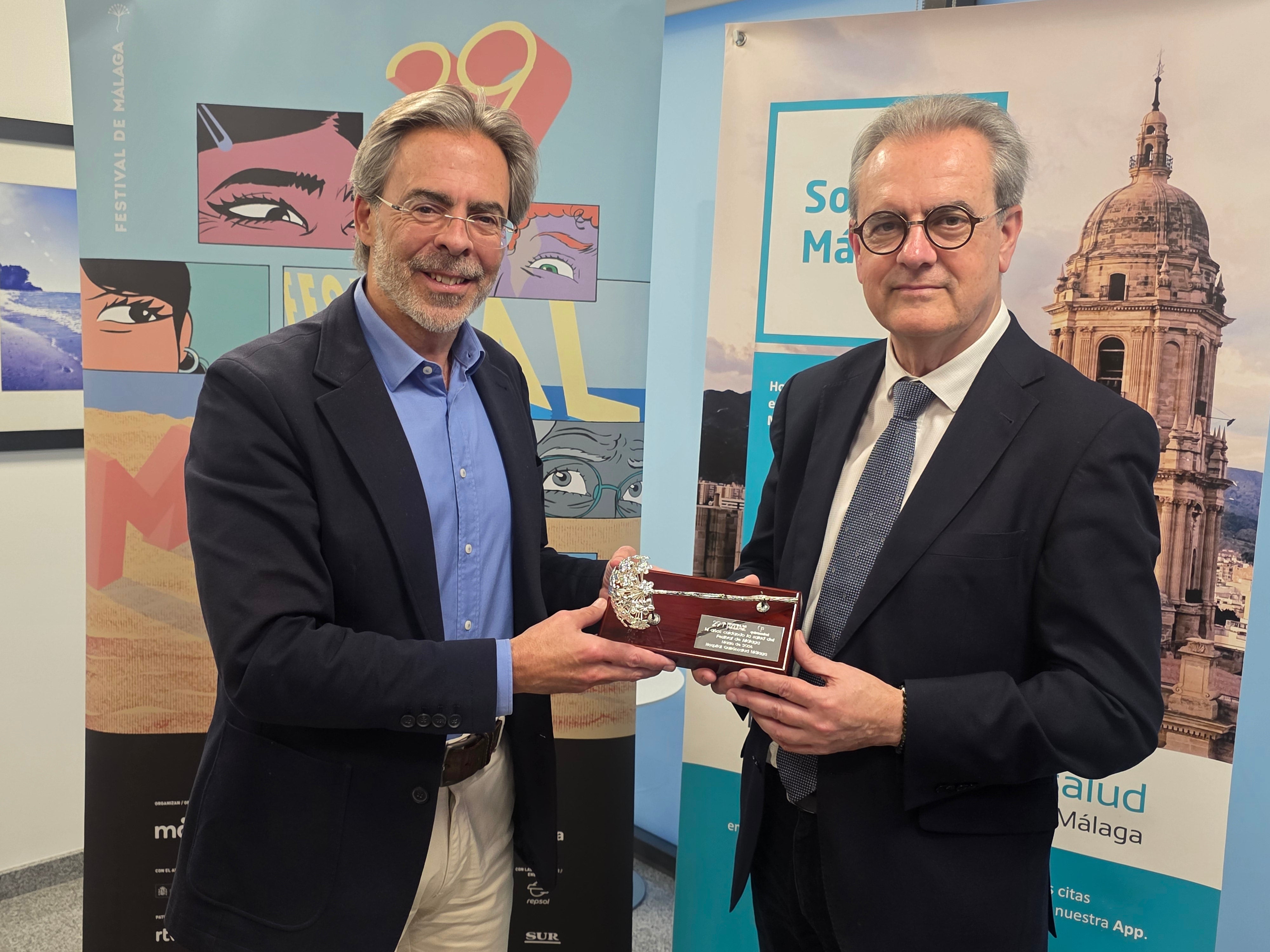 El Festival de Málaga y el Hospital Quirónsalud Málaga celebran juntos en un acto sus 14 años de colaboración El Festival de Málaga y el Hospital Quirónsalud Málaga celebran juntos en un acto sus 14 años de colaboración