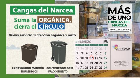 Campa&ntilde;a del nuevo servicio de recogida de basura en Cangas