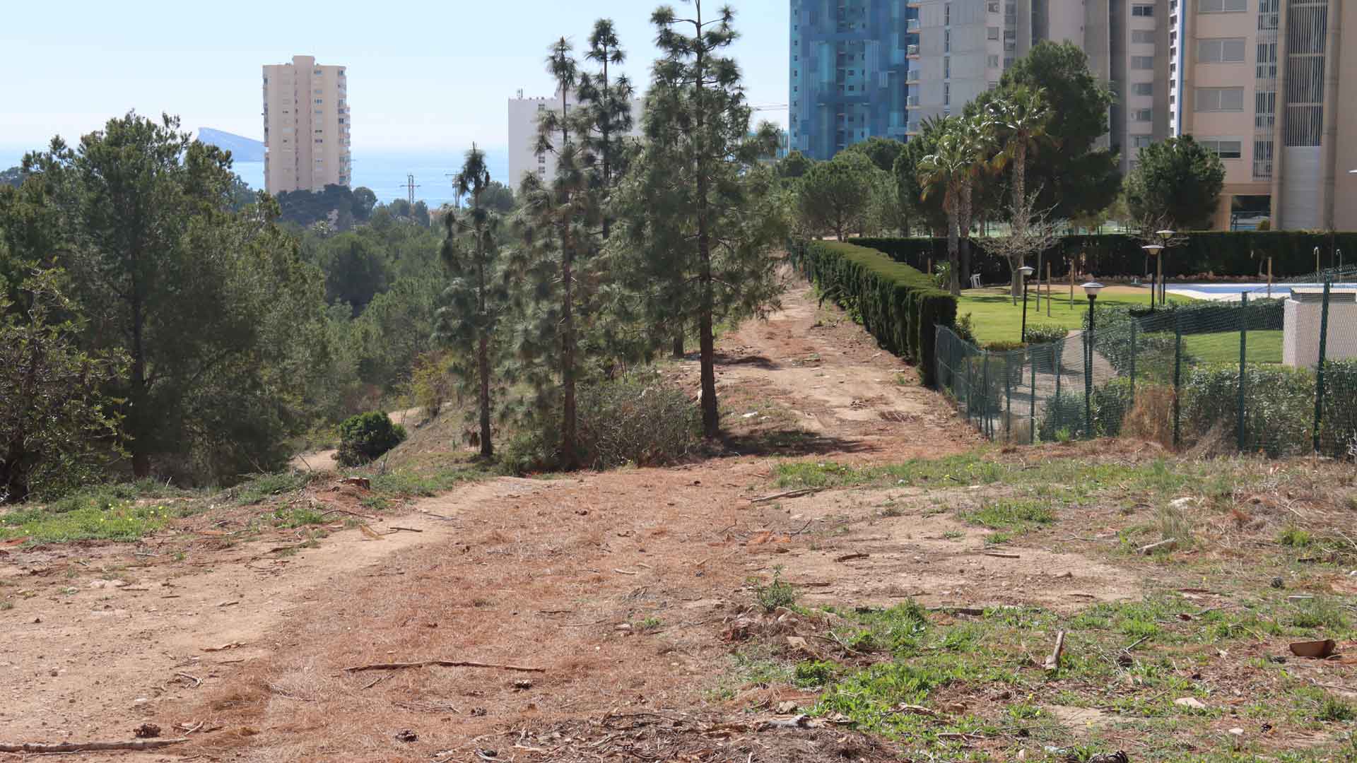 Benidorm habilita un nuevo acceso y sendero en el parque de El Moralet Benidorm habilita un nuevo acceso y sendero en el parque de El Moralet