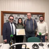 Onda Cero Valdepeñas entrega a la Asociación de Miopatía Congénita de Titina la recaudación de la 3ª Champions Cofrade Onda Cero Valdepeñas entrega a la Asociación de Miopatía Congénita de Titina la recaudación de la 3ª Champions Cofrade