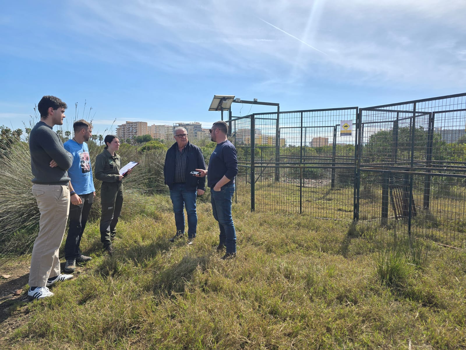Oropesa del Mar instala dos jaulas para controlar la población de jabalíes en el municipio Oropesa del Mar instala dos jaulas para controlar la población de jabalíes en el municipio