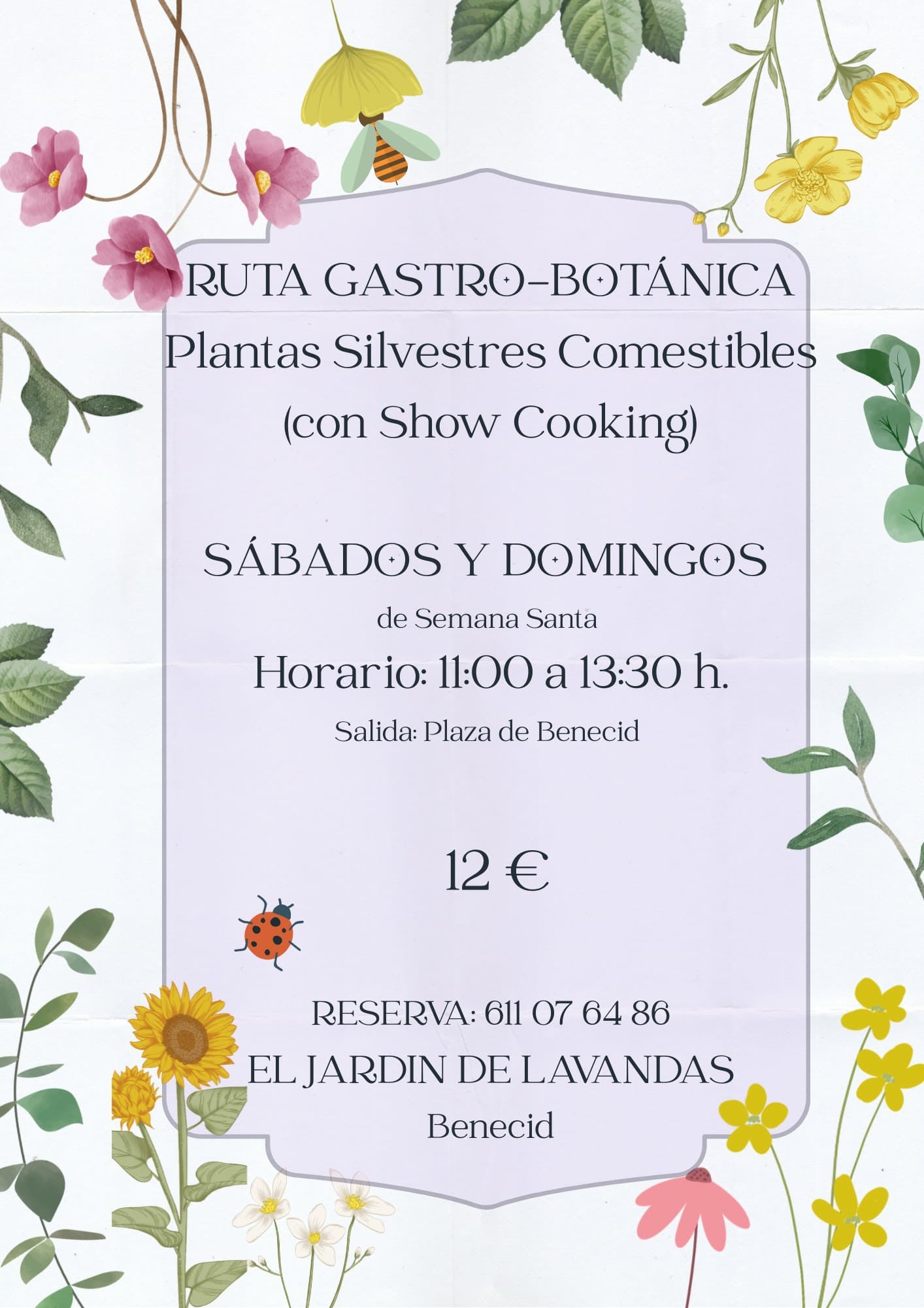 Una de cocina asilvestrada en Benecid Una de cocina asilvestrada en Benecid