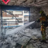 Evacuado un edificio en Altea por el incendio de una vivienda Evacuado un edificio en Altea por el incendio de una vivienda