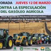 Organizaciones agrarias de la Comunidad de Madrid se movilizan hoy para protestar por la subida de los precios del combustible, fertilizantes y abonos