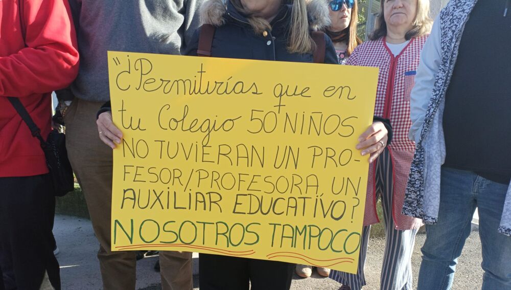 Protesta AMPA CEE Castiello de Bernueces