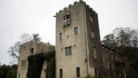 Fachada principal del Pazo de Meirás en una imagen de archivo. El Tribunal Supremo ordena a los Franco devolver al Estado el Pazo de Meirás