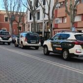 Vehículos de la Guardia Civil en Alcázar de San Juan