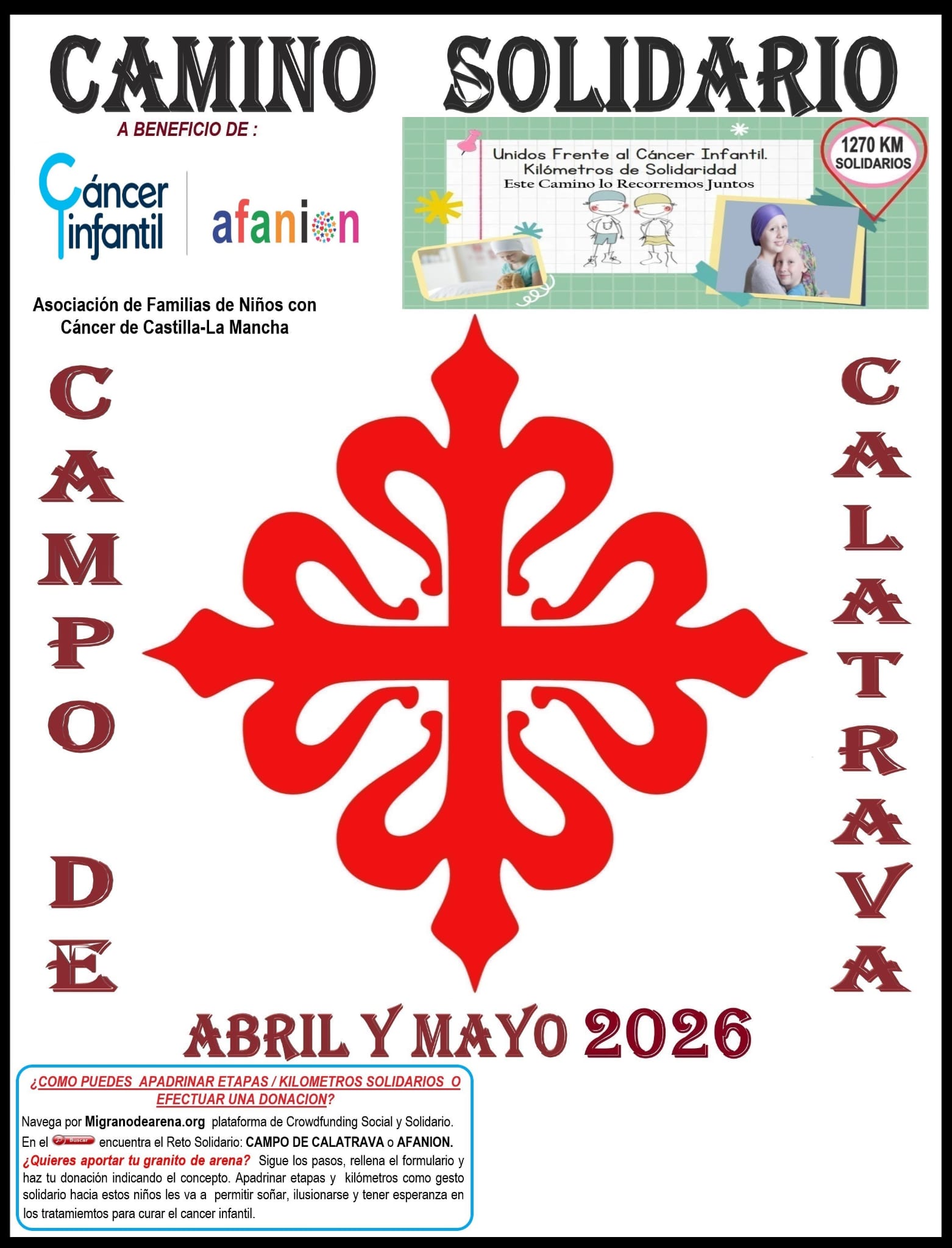 Un vecino de Moral de Calatrava recorrerá 1270 kilómetros hasta Santiago de Compostela a favor de AFANION Un vecino de Moral de Calatrava recorrerá 1270 kilómetros hasta Santiago de Compostela a favor de AFANION