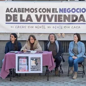 Rueda de prensa de la plataforma 'Derecho al techo' Rueda de prensa de la plataforma 'Derecho al techo'