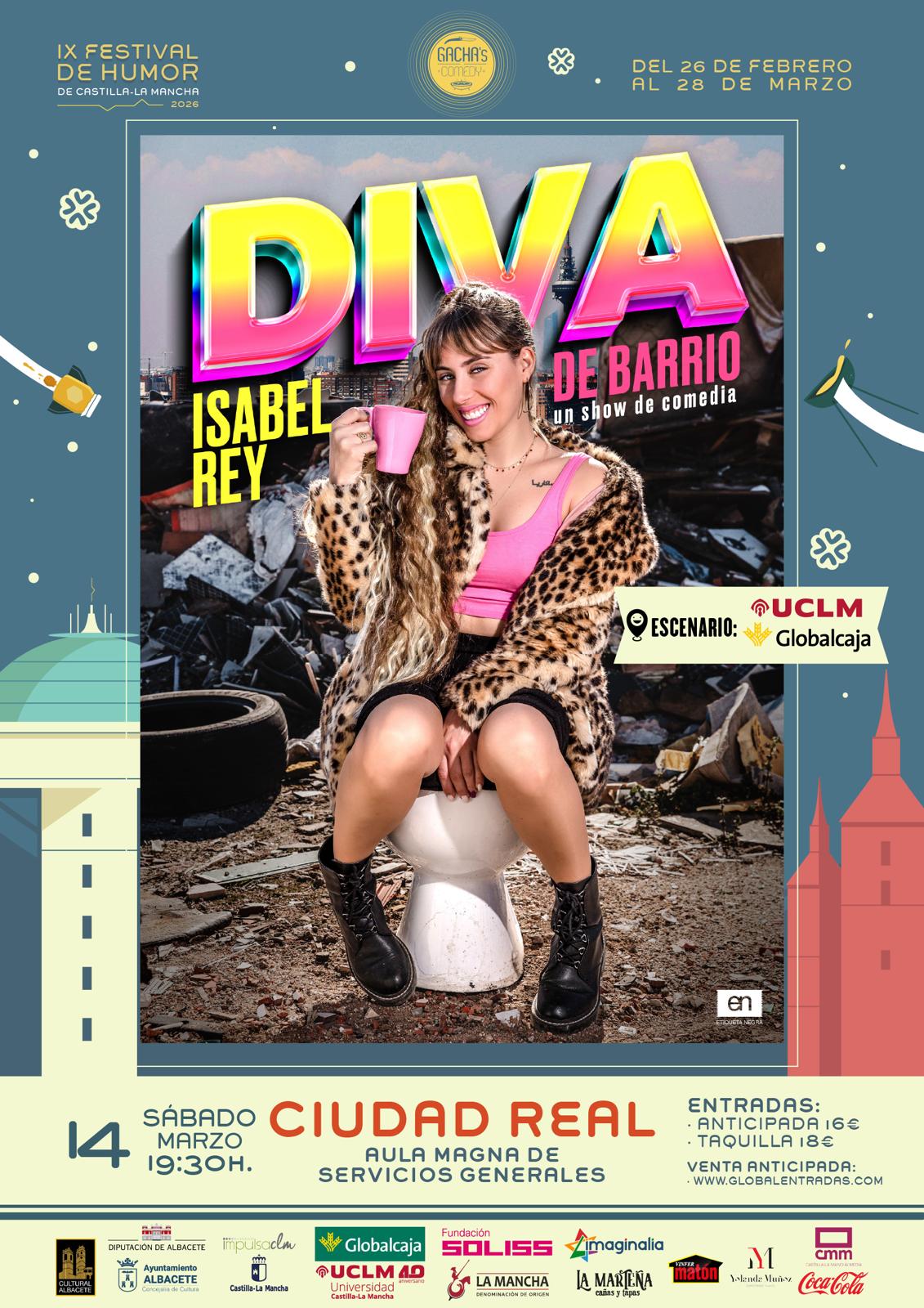 Isabel Ruíz estará este sábado en Ciudad Real en el Gacha's Comedy Isabel Ruíz estará este sábado en Ciudad Real en el Gacha's Comedy