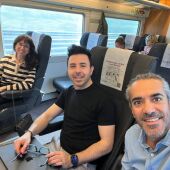 Víctor Herranz, Sandra Martín y Carles Lamelo