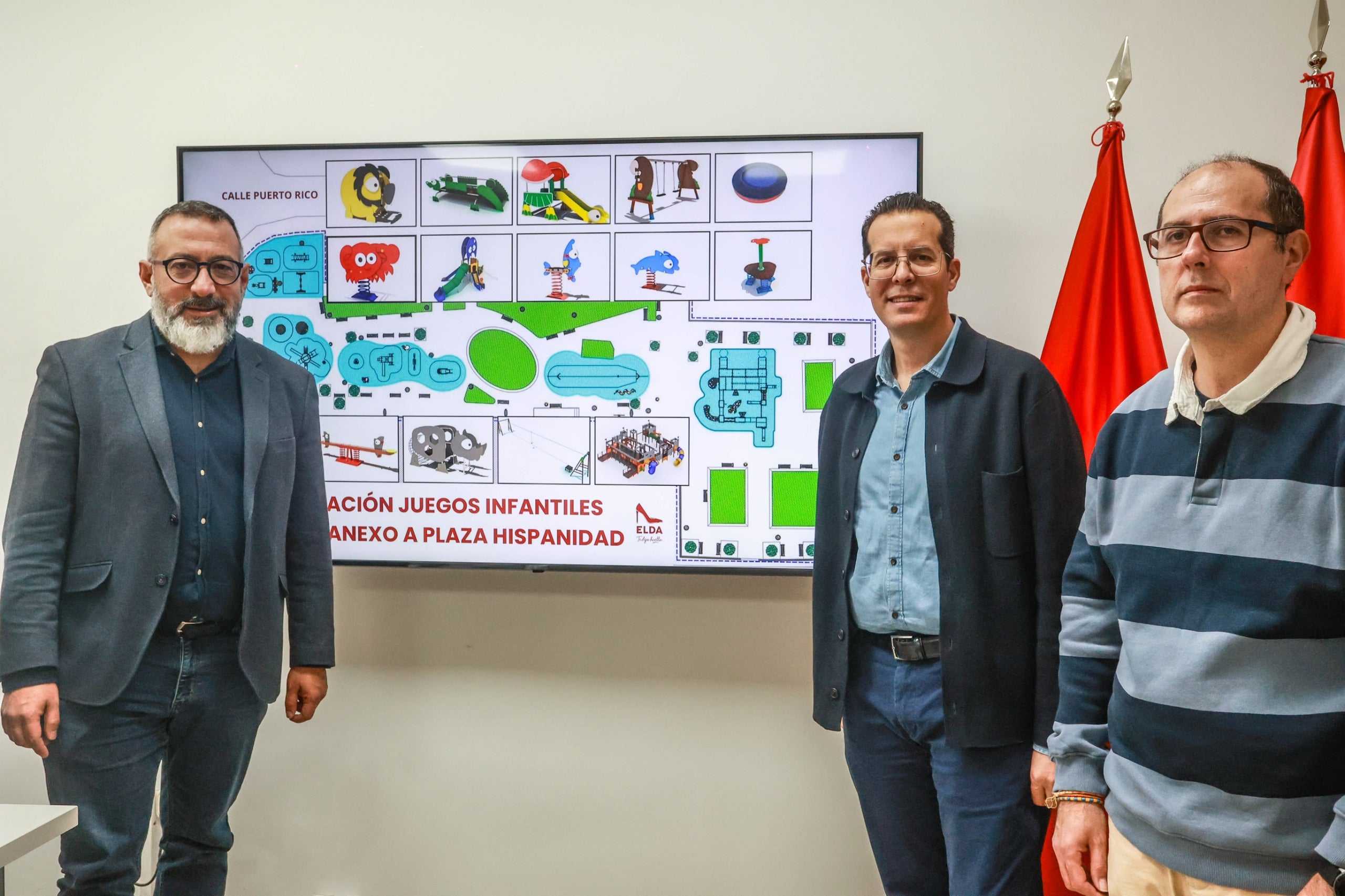 Elda proyecta la renovación del área de juegos infantiles del parque anexo a la plaza de la Hispanidad Elda proyecta la renovación del área de juegos infantiles del parque anexo a la plaza de la Hispanidad