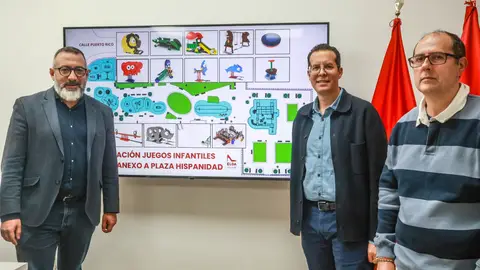 Presentación del proyecto de renovación del área de juegos infantiles del parque anexo a la Plaza de la Hispanidad. Presentación del proyecto de renovación del área de juegos infantiles del parque anexo a la Plaza de la Hispanidad.