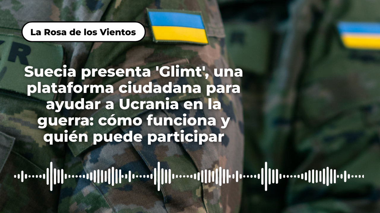 Suecia presenta 'Glimt', una plataforma ciudadana para ayudar a Ucrania en la guerra: cómo funciona y quién puede participar Suecia presenta 'Glimt', una plataforma ciudadana para ayudar a Ucrania en la guerra: cómo funciona y quién puede participar