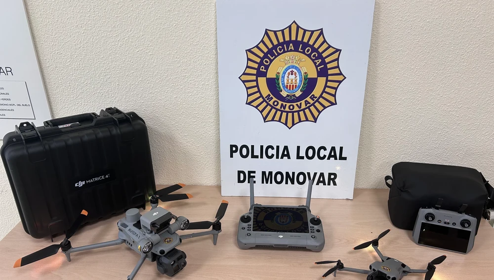 Drones adquiridos para la Policía Local de Monóvar. Drones adquiridos para la Policía Local de Monóvar.
