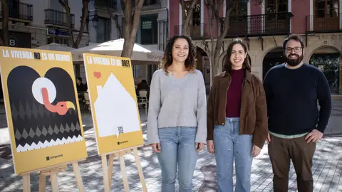 De izquierda a derecha: Míriam Hurtado, Esther Díez y Víctor Moreno. De izquierda a derecha: Míriam Hurtado, Esther Díez y Víctor Moreno.