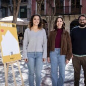 De izquierda a derecha: Míriam Hurtado, Esther Díez y Víctor Moreno.