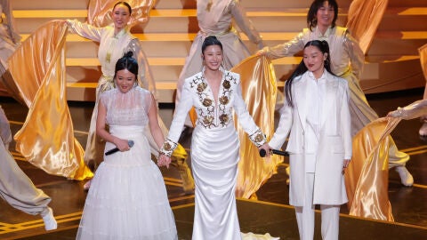 Rei Ami, Ejae y Audrey Nuna en los Premios Oscar 2026